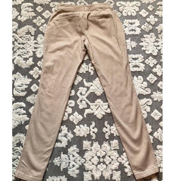 Old Navy The Sweetheart, tan, skinny jeans/khaki, cropped ankle, Sz 0 Regular - Picture 2 of 9